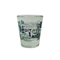 Julia Gash Doodle Utah State Shot Glass